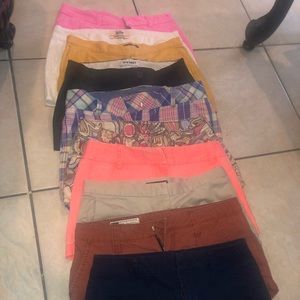 10 pair of shorts size 0-2